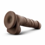 Blush Dr. Skin Model 7.75'' Chocolate anatomiczny model z przyssawką, PVC