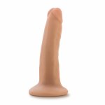 Dr. Skin Model 5.5" Vanilla akcesorium intymne z przyssawką, TPE, kompaktowy