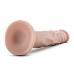 Dr. Skin model 7.5" anatomiczny model z przyssawką, beżowy, elastyczny PVC