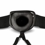 Dr. Skin Pasek z anatomiczną nakładką Hollow 19 cm, czarny, PVC, regulowany pas
