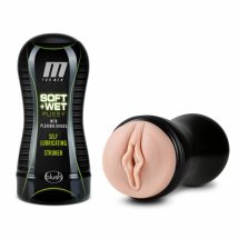 Blush M for Men Soft & Wet Cup XL – Samolubrykujący system anatomiczny z regulacją zasysania, TPE