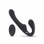 NO-PARTS Avery Strapless Vibrator – Bezpaskowy model z pilotem, silikonowy 22 cm, 10 trybów pracy