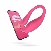 EasyConnect Aria – jajko wibrujące z aplikacją, zdalne sterowanie, 9 programów, fioletowe