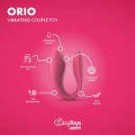 EasyConnect Orio – model wibrujący dla par, sterowanie aplikacją, 9 programów, fioletowy
