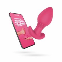 EasyConnect Axel – zdalnie sterowana wtyczka anatomiczna z aplikacją, 9 programów, różowa
