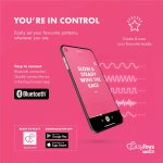 EasyConnect Axel – zdalnie sterowana wtyczka anatomiczna z aplikacją, 9 programów, różowa