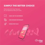 EasyConnect Orio – model wibrujący dla par, sterowanie aplikacją, 9 programów, fioletowy