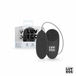 LUV EGG Black – model zdalny, 10 programów, silikon medyczny, ładowalny, wodoodporny