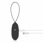 LUV EGG Black – model zdalny, 10 programów, silikon medyczny, ładowalny, wodoodporny