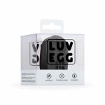 LUV EGG Black – model zdalny, 10 programów, silikon medyczny, ładowalny, wodoodporny