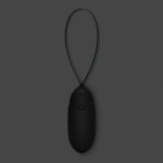LUV EGG Black – model zdalny, 10 programów, silikon medyczny, ładowalny, wodoodporny