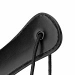 Ouch! Paddle Czarna z Ekoskóry – wytrzymały model z ergonomicznym uchwytem, 32 cm
