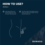 Boners Stimulating Ball Pouch Blue – maszyna intymna, 10 trybów, silikon premium, wodoodporna