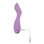 Evolved Lilac G ergonomiczny model fioletowy – silikonowy, 10 trybów, kompaktowy i wodoodporny