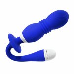 Evolved Play Ball Blue – wibrujący model z funkcją ruchu, elastyczny łącznik, 5 trybów, niebieski
