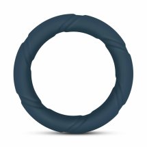 Boners Ergo – Ergonomiczny pierścień intymny, elastyczny silikon, czarny