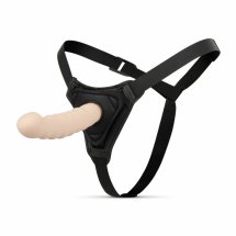 EasyToys Strap-On silikonowy z regulowaną uprzężą, 13 cm, anatomiczny kształt