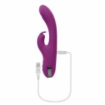 Playboy Thumper Violet – Masażer anatomiczny z pulsacją, 10 trybów, silikon