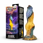 Mythical Mates Sea Serpent XL – zielony model anatomiczny z systemem przyssawki, silikon