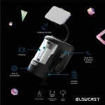 Blowcast WingXP – urządzenie intymne 3w1 z uchwytem na telefon, ruch, wibracja, podgrzewanie