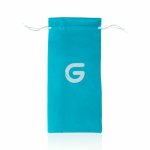 Gildo Szklany model G-Spot/Prostate z sercami – transparentny czerwony, dekoracyjne zdobienia