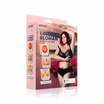 AirDoll Lindsay Blohan – pełnowymiarowy model anatomiczny, 2 otwory, czerwone akcenty