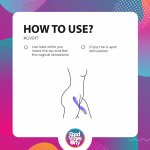 Good Vibes Only Flax – model wibrujący z anatomicznym stymulatorem punktu G, silikonowy, 7 trybów