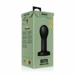 BUTTR Hammerhead – model intymny XXL 20,5 cm czarny, gładka powierzchnia