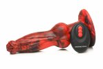 XR Brands Hel-Wolf Red & Black – Model z Ruchem Posuwistym, Wibracjami i Pilotem