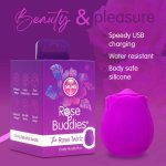 Skins Rose Buddies The Rose Twirlz – Kompaktowy Wibrator Pulsacyjny USB, 10 Trybów