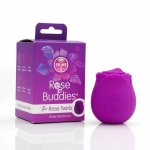 Skins Rose Buddies The Rose Twirlz – Kompaktowy Wibrator Pulsacyjny USB, 10 Trybów