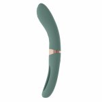 Evolved Novelties Chick Flick Green – dwufunkcyjny model z podwójnym napędem, zielony, IPX6