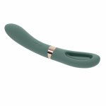 Evolved Novelties Chick Flick Green – dwufunkcyjny model z podwójnym napędem, zielony, IPX6