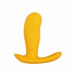 Evolved Novelties Creamsicle Orange – wibrująca zatyczka analna z pilotem, 12 trybów, pomarańczowa