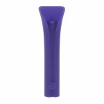Evolved Novelties Full Coverage Purple – wibrujący aplikator z elastyczną osłoną, fioletowy