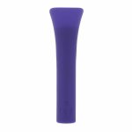 Evolved Novelties Full Coverage Purple – wibrujący aplikator z elastyczną osłoną, fioletowy