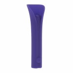 Evolved Novelties Full Coverage Purple – wibrujący aplikator z elastyczną osłoną, fioletowy