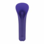 Evolved Novelties Full Coverage Purple – wibrujący aplikator z elastyczną osłoną, fioletowy
