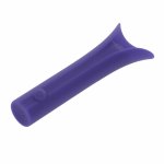 Evolved Novelties Full Coverage Purple – wibrujący aplikator z elastyczną osłoną, fioletowy