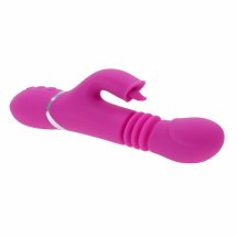 Evolved Novelties Pink Dragon – różowy model z funkcją ruchu i wibracji, silikon medyczny