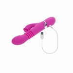 Evolved Novelties Pink Dragon – różowy model z funkcją ruchu i wibracji, silikon medyczny
