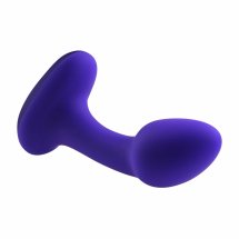 Evolved Novelties Anybody's Plug fioletowy – ergonomiczny model z falistą linią, silikon medyczny