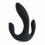 Playboy Triple Threat Black – wielofunkcyjny wibrator trójstrefowy z trzema silnikami