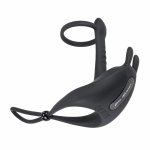Evolved Novelties Saddle Up Black – pierścień wibrujący z 7 trybami i wypustkami, elastyczny