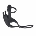Evolved Novelties Saddle Up Black – pierścień wibrujący z 7 trybami i wypustkami, elastyczny