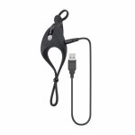 Evolved Novelties Saddle Up Black – pierścień wibrujący z 7 trybami i wypustkami, elastyczny