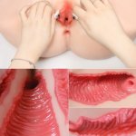 Kokos 004 Vanilla Onahole Double Layer – dwuwarstwowy model anatomiczny TPE, jasny beż, podwójna tekstura