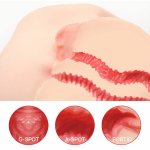 Kokos 004 Vanilla Onahole Double Layer – dwuwarstwowy model anatomiczny TPE, jasny beż, podwójna tekstura