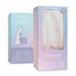 Dildo Collection Flower Power Pink Glitter – żelowy model 15 cm, anatomiczny, brokatowy design