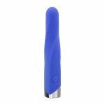 Evolved Twisted Temptation Bullet 12 cm – silikonowy, wodoodporny model spiralny, fioletowy